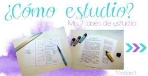 Lee más sobre el artículo ¿Cómo estudio? Mis fases de estudio