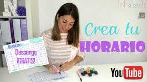 Lee más sobre el artículo Crea tu horario