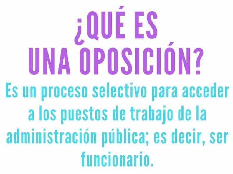 Tipos de oposicion