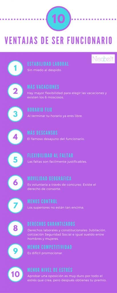 Ventajas de ser funcionario