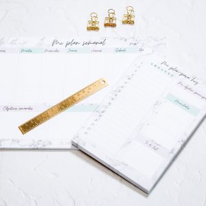 PACK PLANIFICA TU ÉXITO: PLANIFICADOR DIARIO + PLANIFICADOR SEMANAL