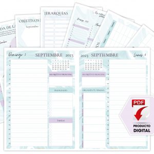 Agenda de Productividad – DIARIA 2023-2024 [PRODUCTO DIGITAL]