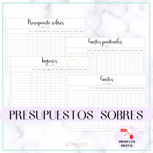 Plantilla Presupuesto anual [PRODUCTO DIGITAL]