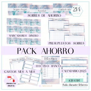 Pack Planificador de ahorro esmalte [DIGITAL]